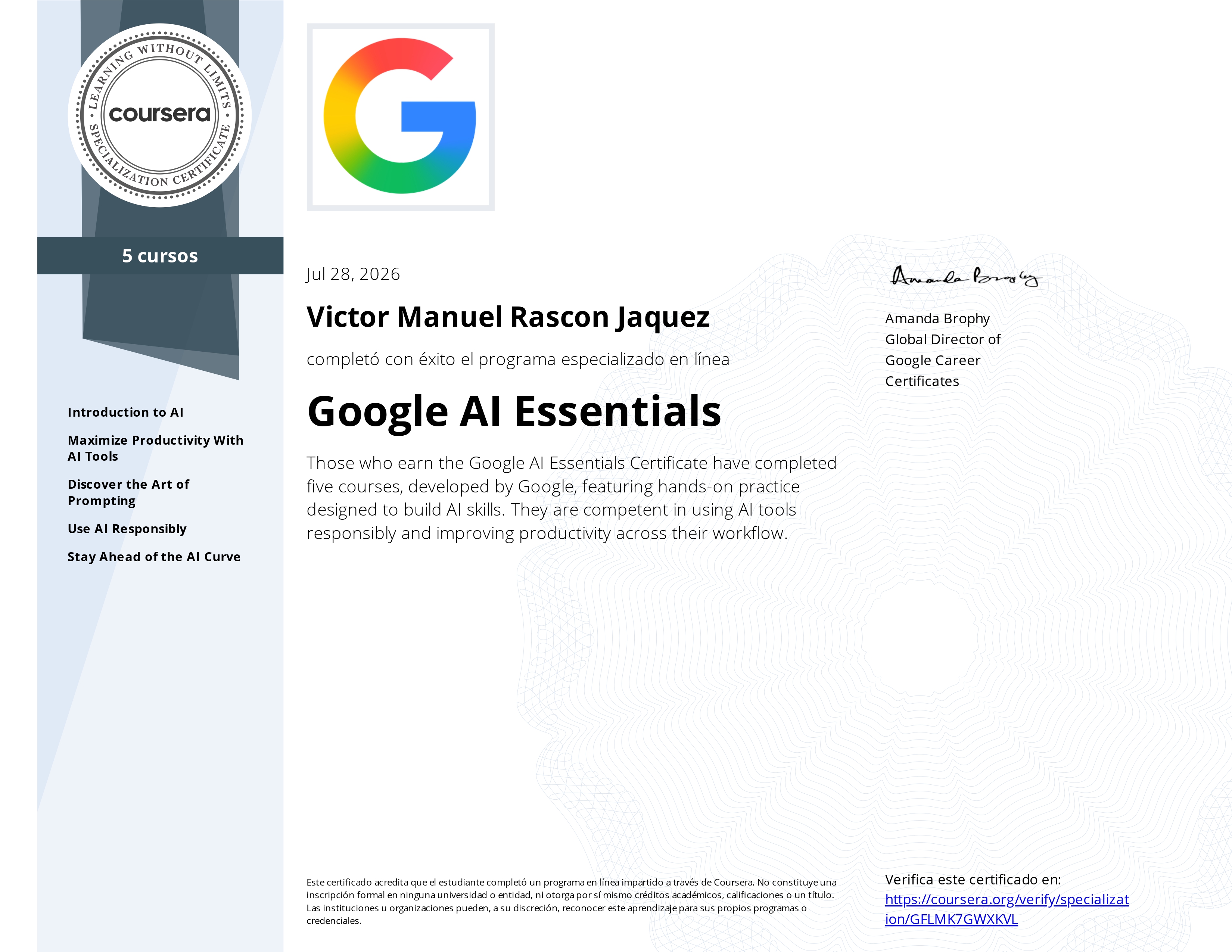 Certificado
