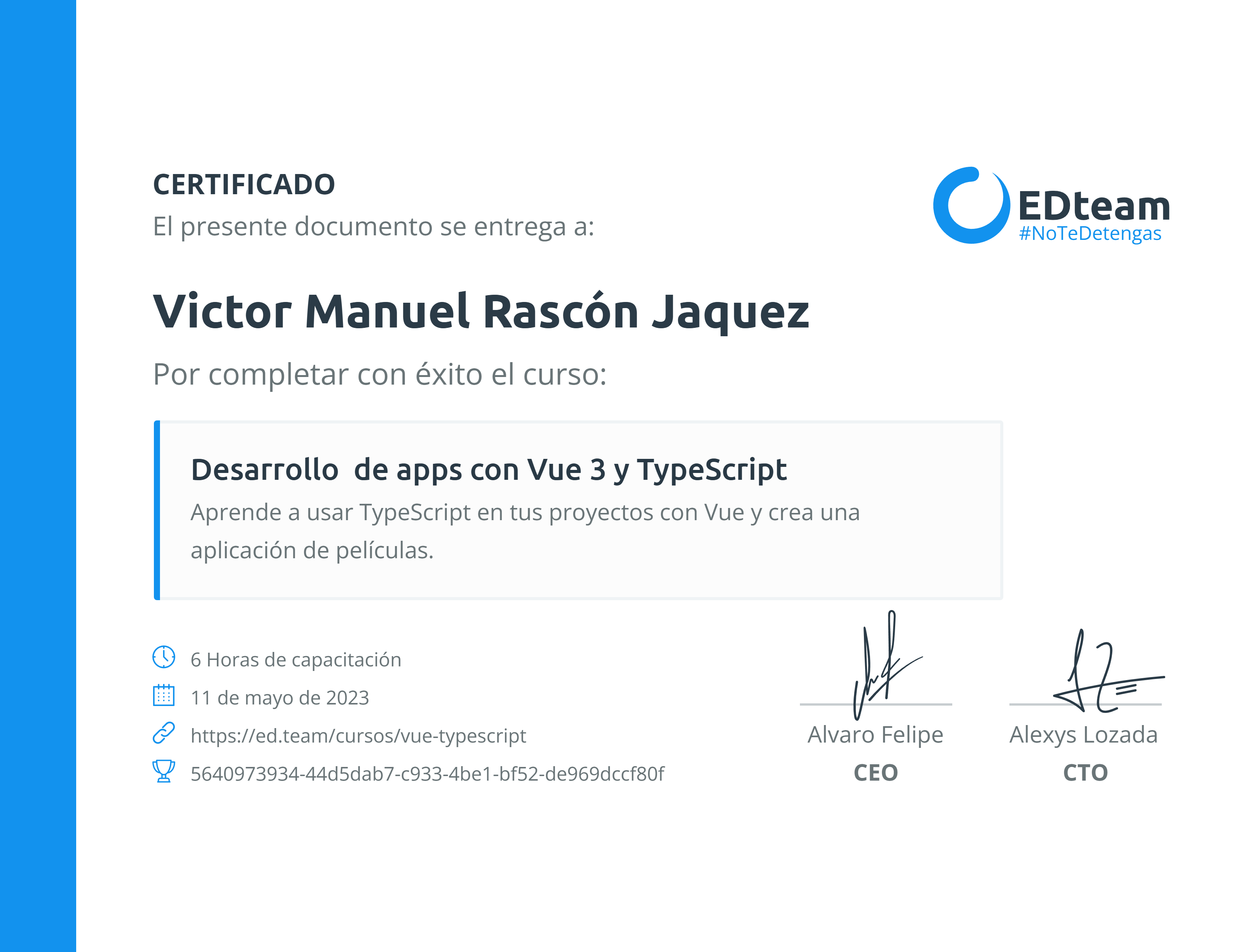 Certificado