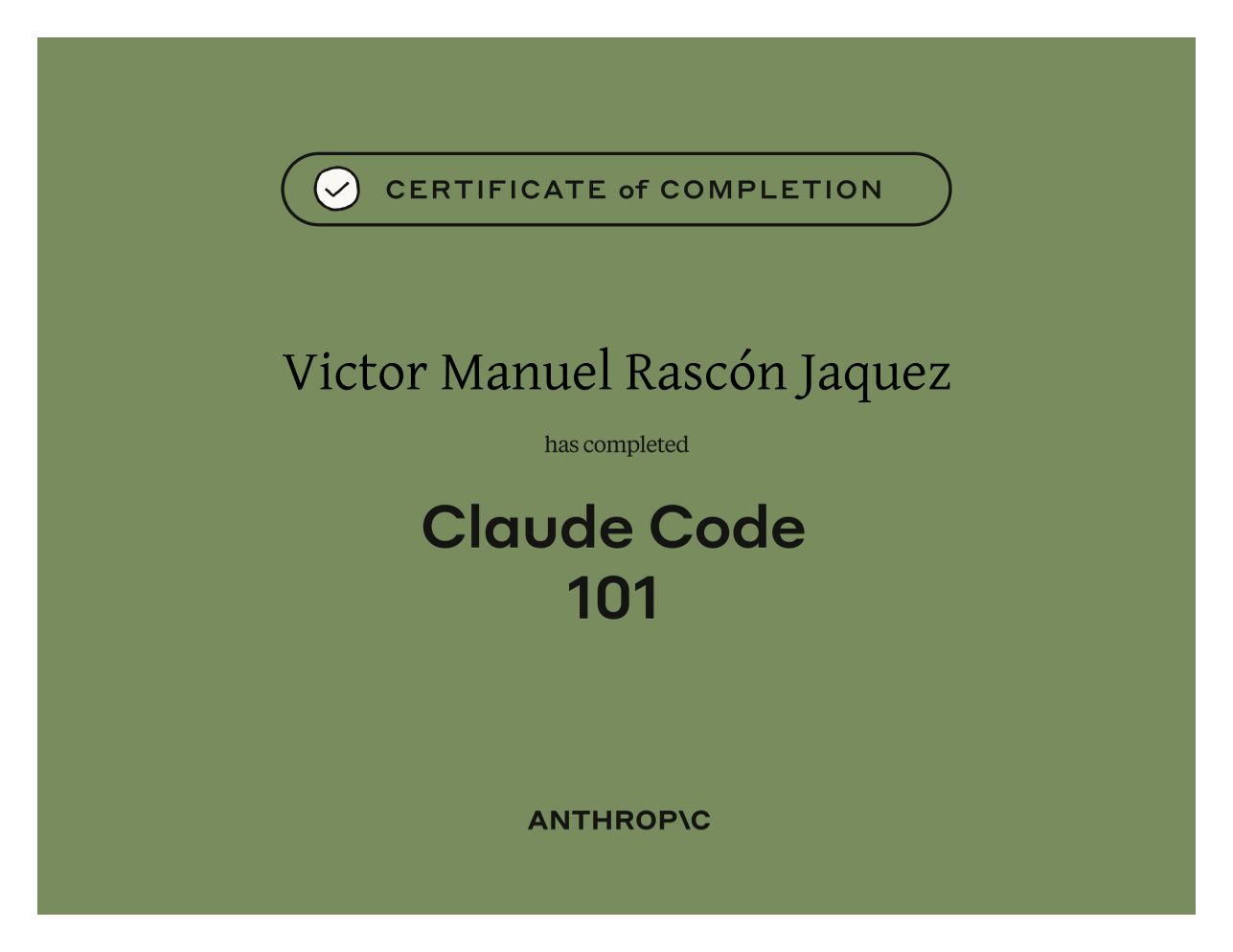 Certificado
