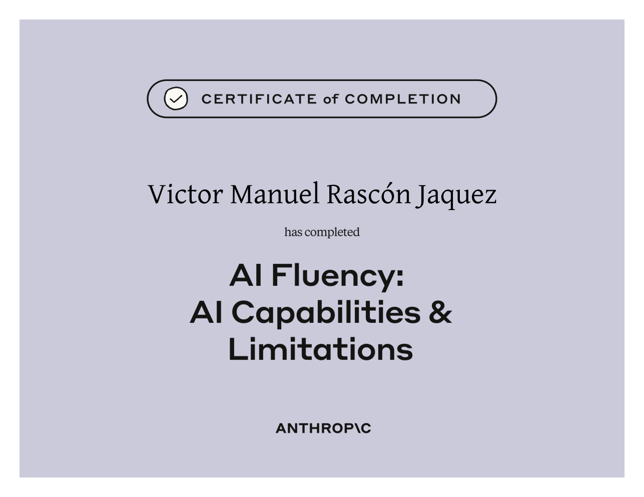 Certificado